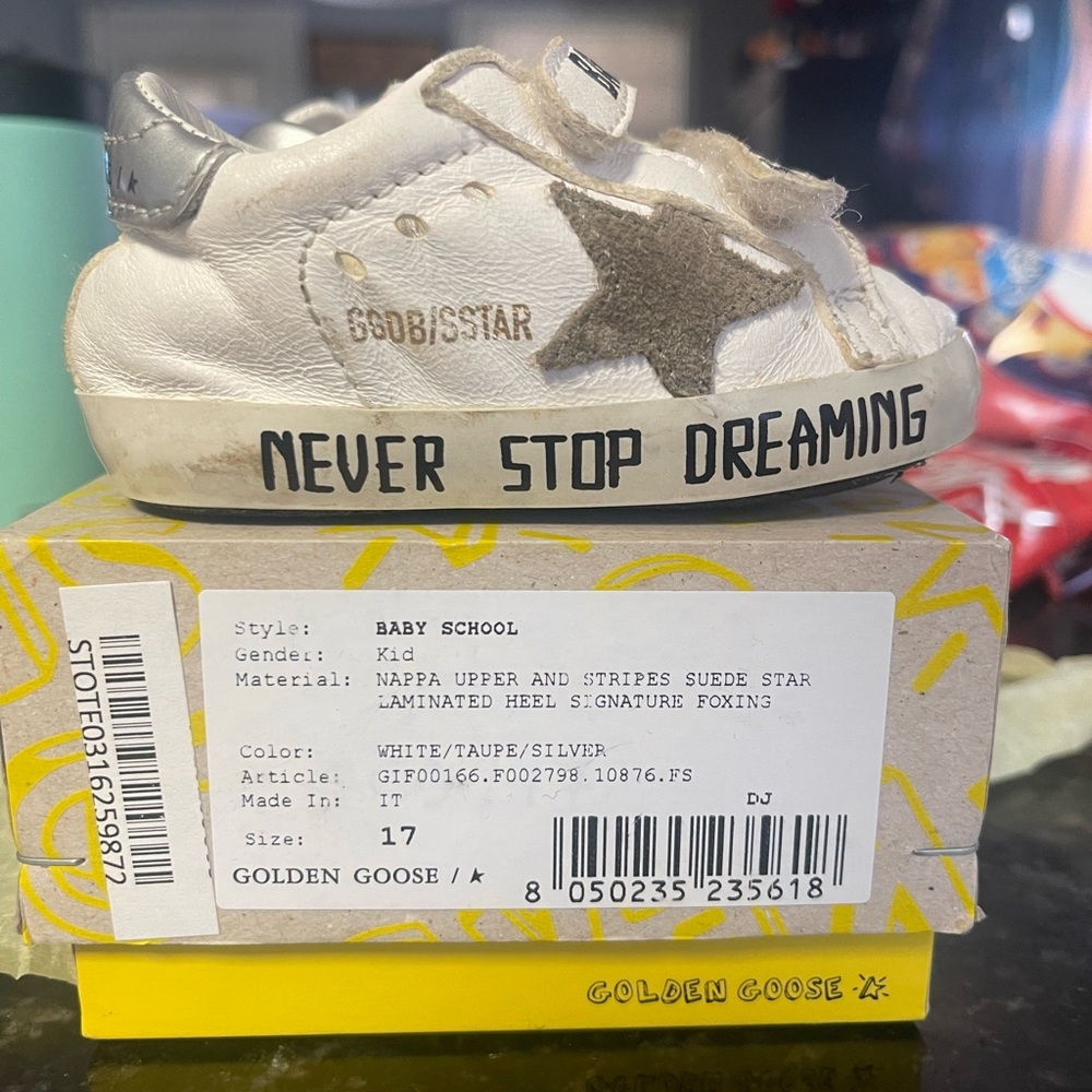 Golden Goose Baby School. Worn/Not Walked In *Authentic*